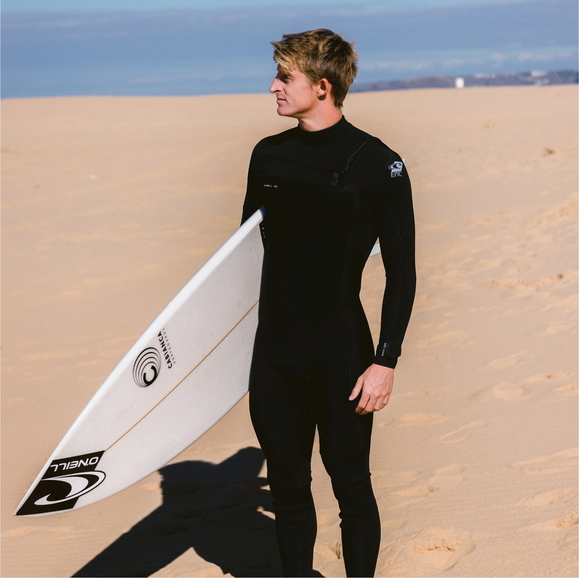 2026 O'Neill Heren Epic 5/4mm Borst Ritssluiting Wetsuit 5648 - Black